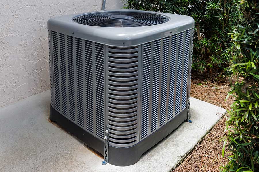 HVAC system with musty odor